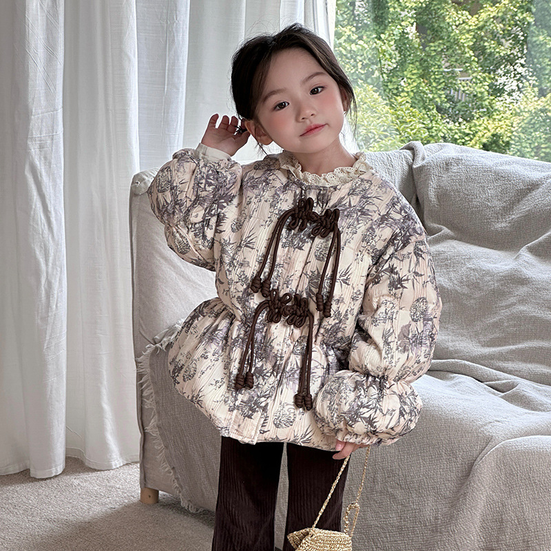 Girls Chinese Style Coat 2026  - Baby Clothing Zipper recensione e prezzo