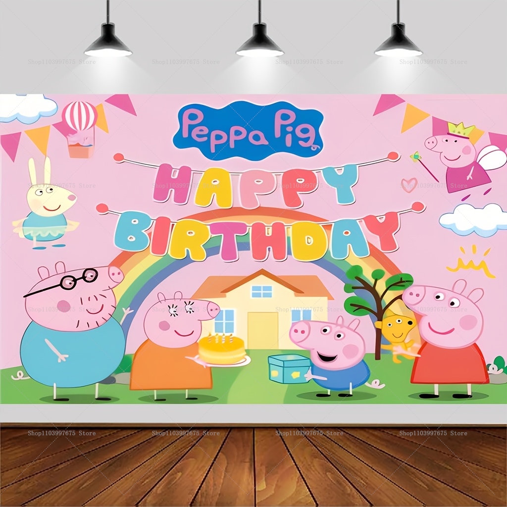 Custom Name Cartoon Peppa Pig  - Baby Clothing Name recensione e prezzo