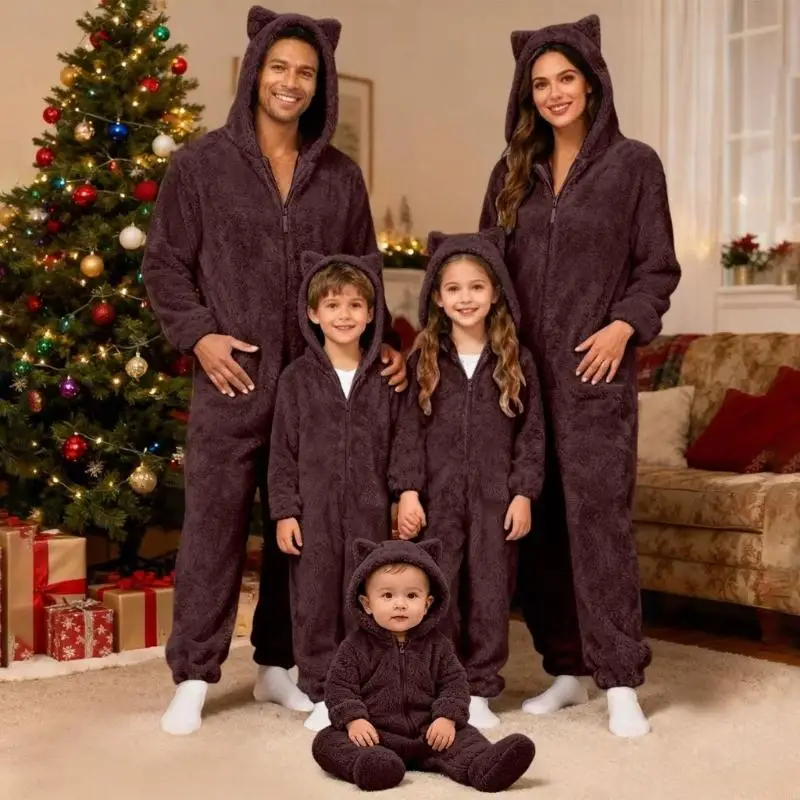 Fleece Plush Warm Pajamas for  - Baby Clothing Zipper recensione e prezzo