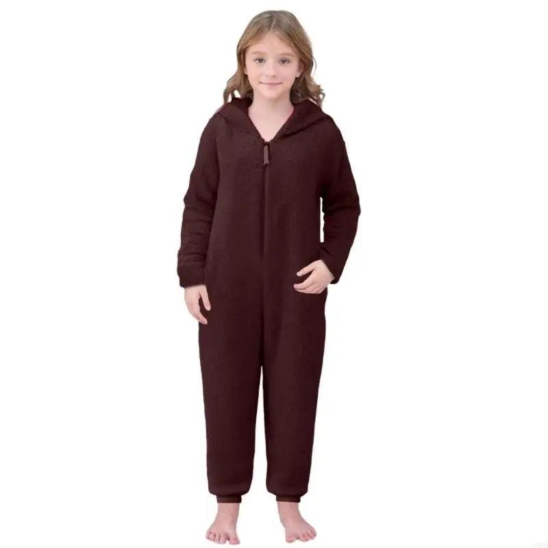Fleece Plush Warm Pajamas for  - Baby Clothing Zipper recensione e prezzo