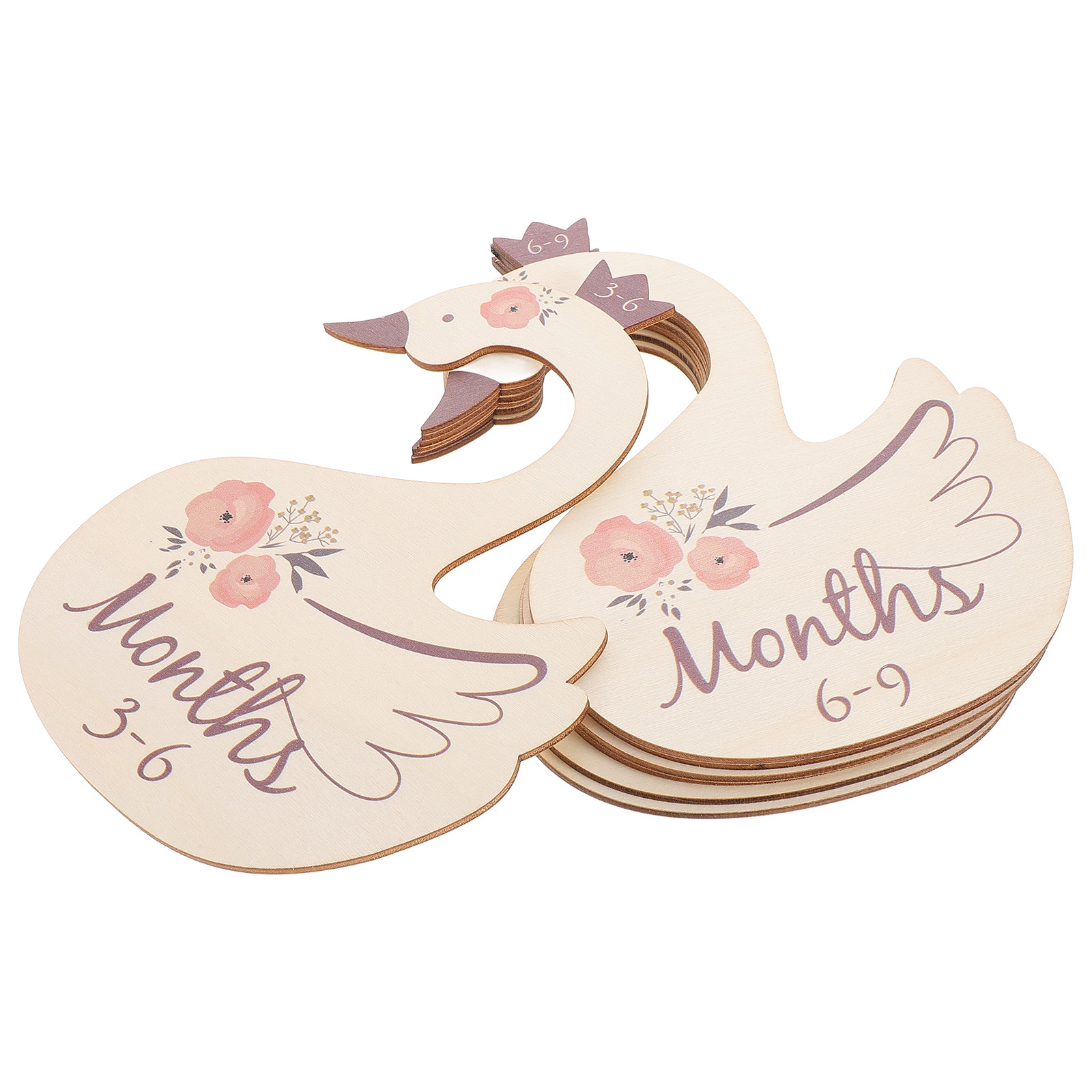 7Pcs Swan Closet Dividers Wood - Baby Clothing Hanger Dividers recensione e prezzo
