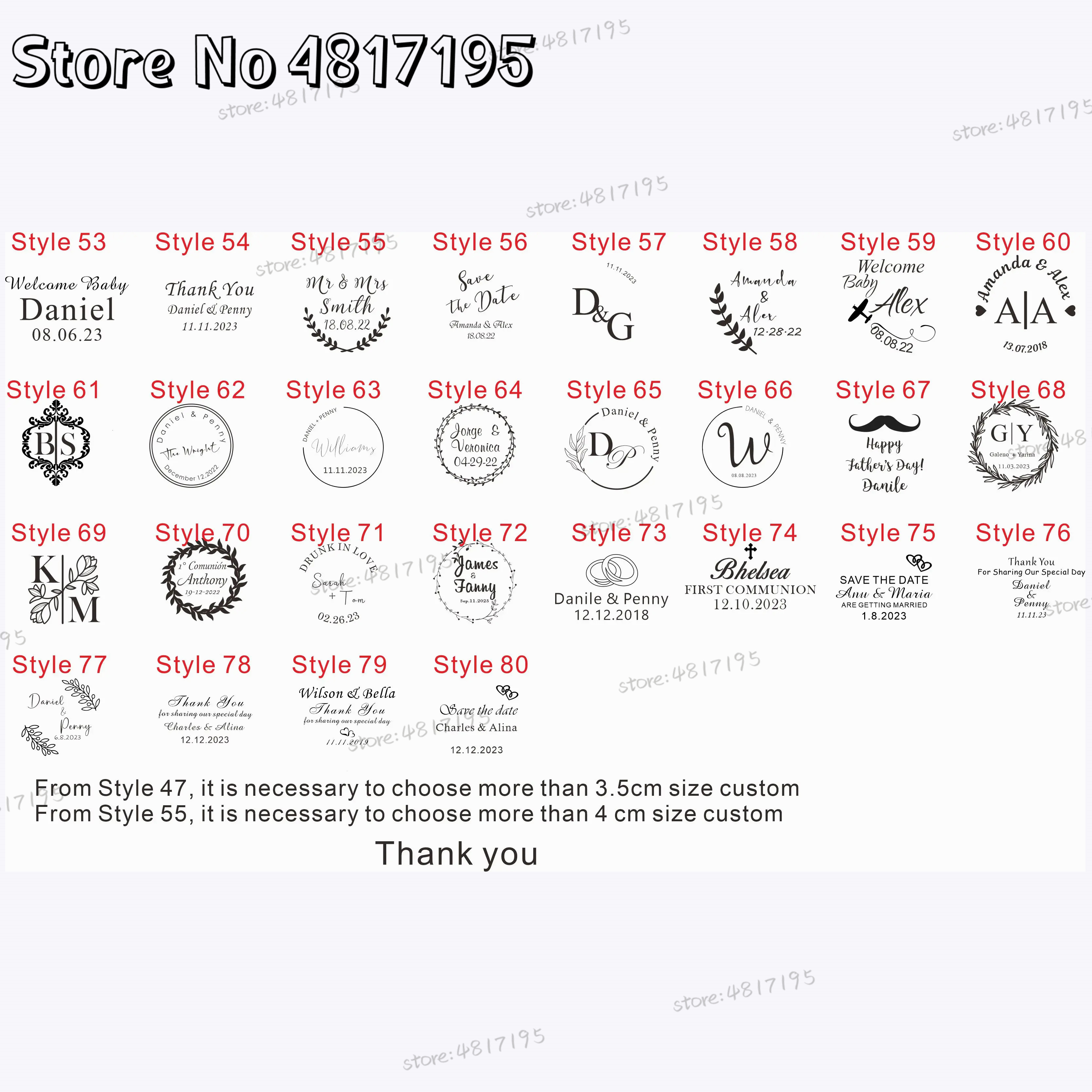 10 20 50Pcs Personalised Weddi - Baby Clothing Name recensione e prezzo