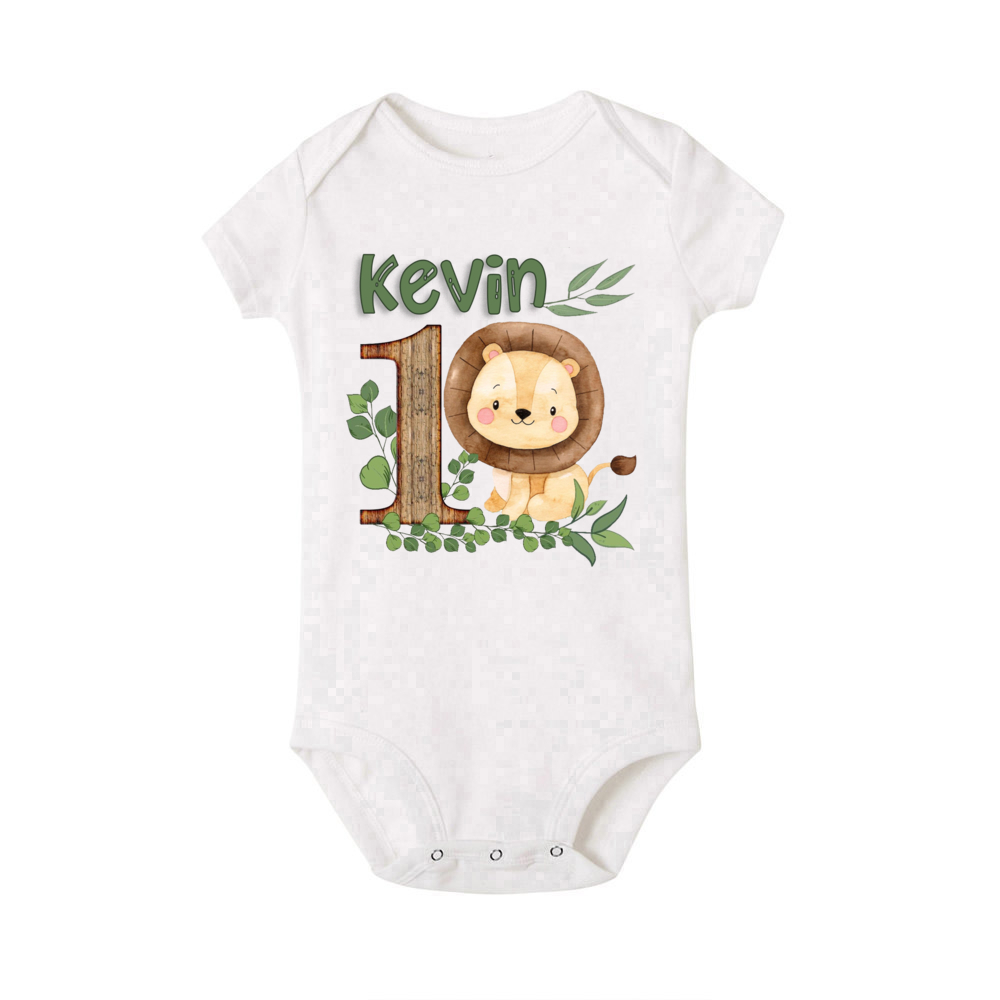 Personalised Safari Animal wit - Baby Clothing Name recensione e prezzo